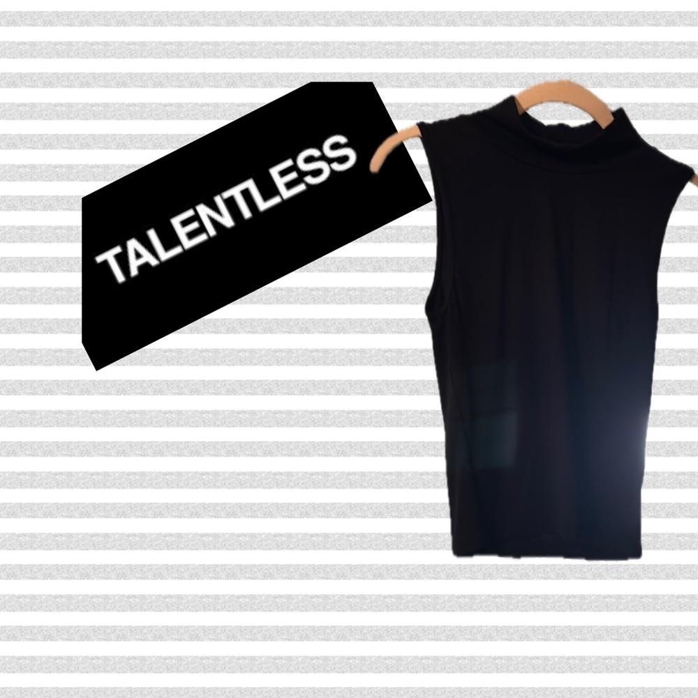 Black Sleeveless Women's Top